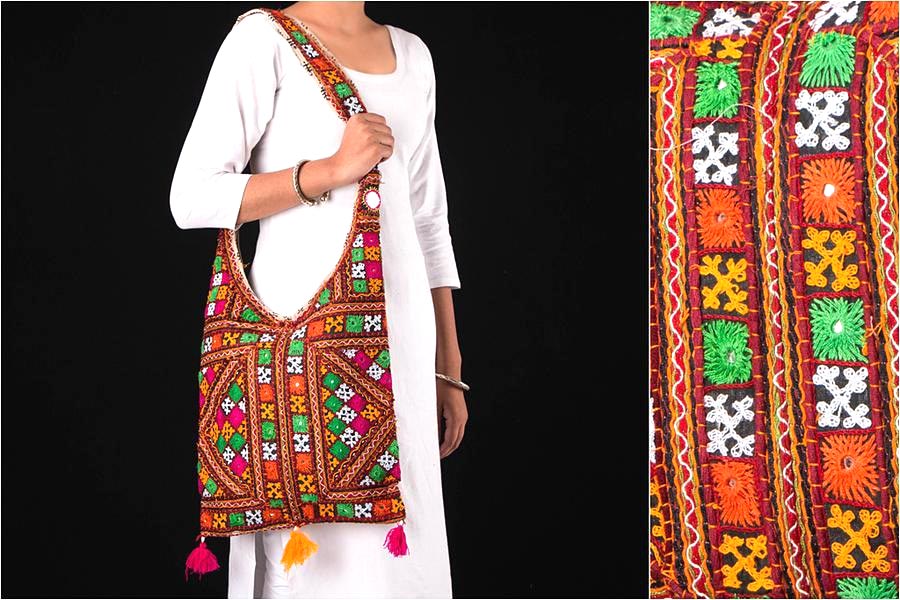 Buy Hand Work Sling Bags in Yellow Online : South Africa -