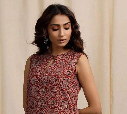 Ajrakh Cotton Kurties