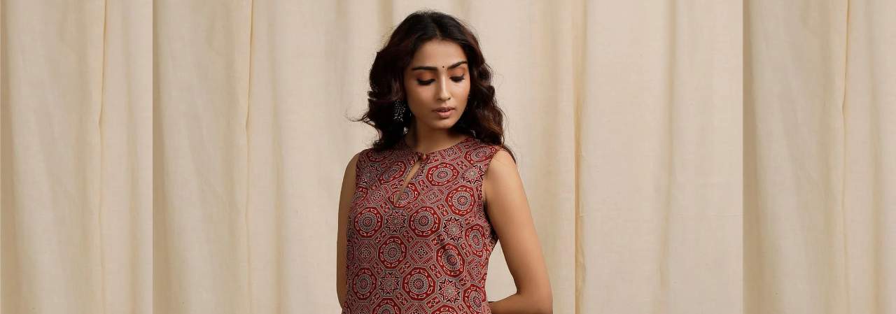 Timeless Elegance of Ajrakh Cotton Kurti – A Treasure from the Heart of Kutch